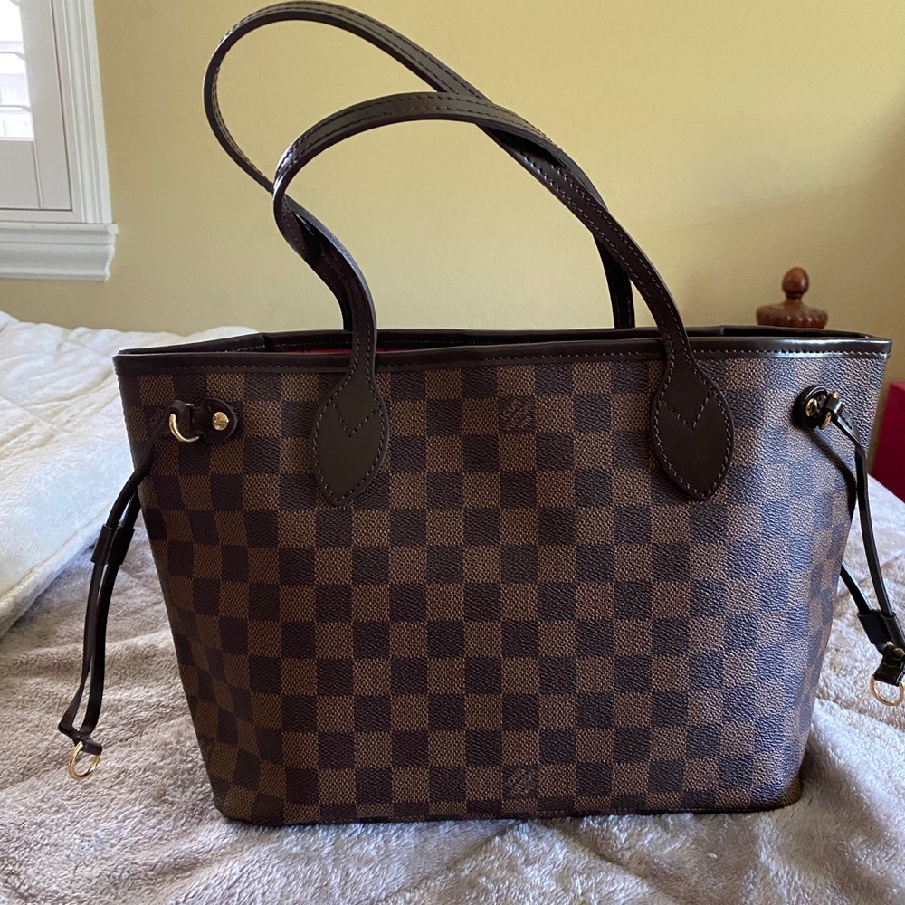 Louis Vuitton Neverfull PM in Damier Ebene